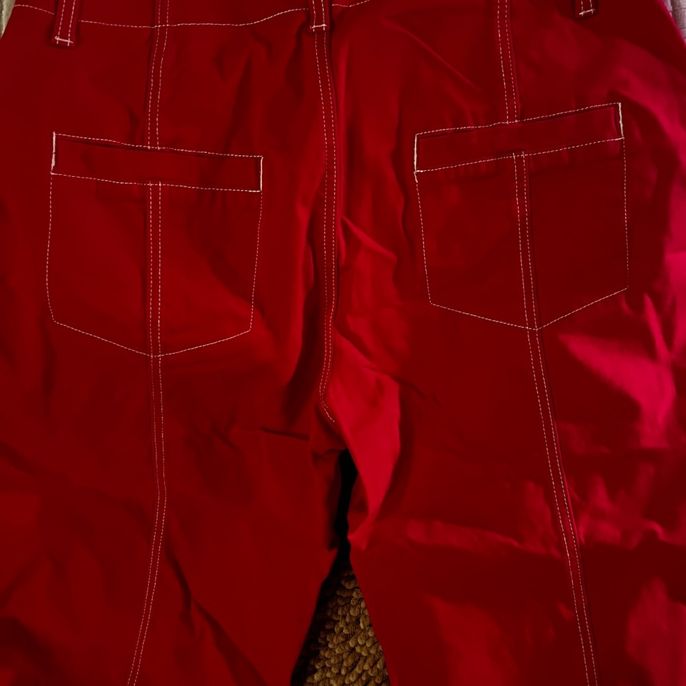 🎈Flamingals Red Wide Leg Pants - Picture 14 of 15
